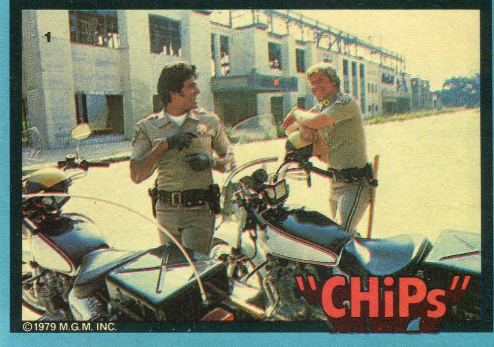 Chips TV Show 1979 Donruss Vintage Card Set 66 Sticker Cards   - TvMovieCards.com
