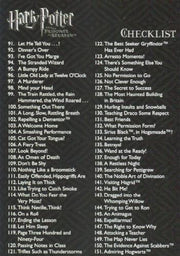 Harry Potter Prisoner of Azkaban Update Silver Foil Base Card Set 90 Cards   - TvMovieCards.com