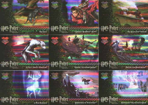 Harry Potter and the Prisoner of Azkaban Update Foil Chase Card Set 9 R1 - R9   - TvMovieCards.com