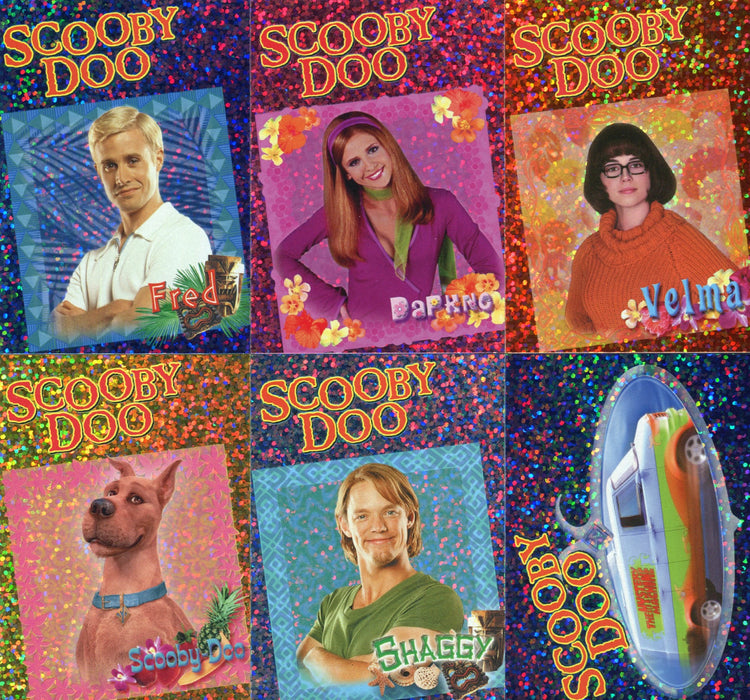 Scooby Doo Movie 1 Sparkly Chase Card Set SP-1 thru SP-6   - TvMovieCards.com