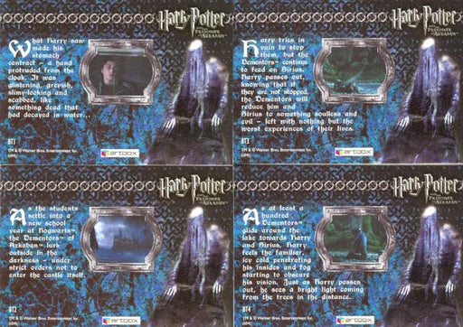 Harry Potter Prisoner of Azkaban Update Foil Box Topper Chase Card Set 4 Cards   - TvMovieCards.com