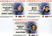 James Bond 40th Anniversary Expansion Card Set w/3 Autographs Bean, Davi, Keen   - TvMovieCards.com