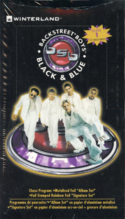 Backstreet Boys Black and Blue Trading Card Box 24ct by Winterland 2000 - TvMovieCards.com