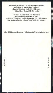 Backstreet Boys Black and Blue Trading Card Box 24ct by Winterland 2000 - TvMovieCards.com