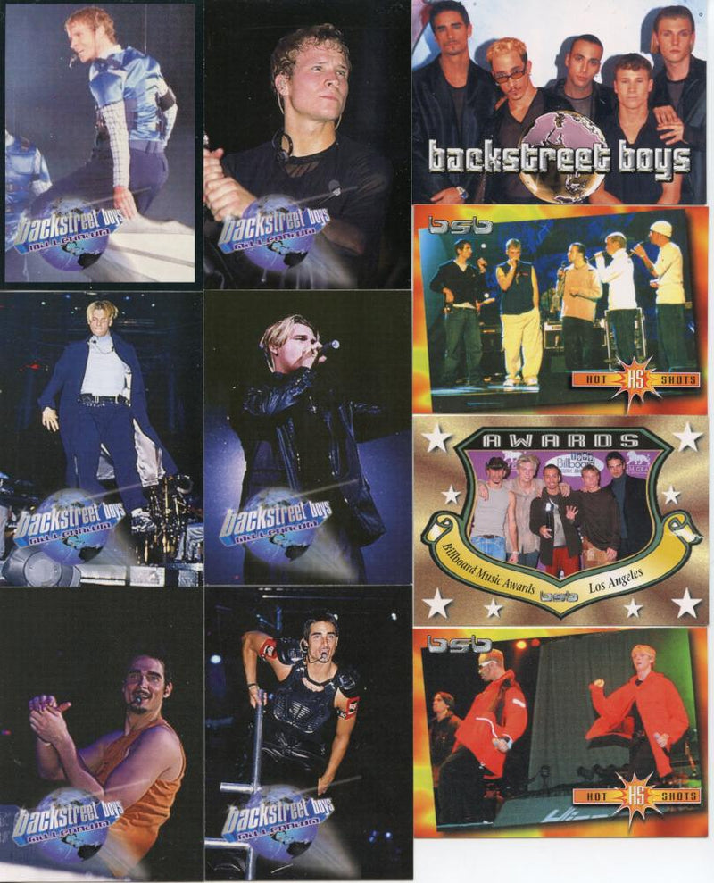 Backstreet Boys Black and Blue Trading Card Box 24ct by Winterland 2000 - TvMovieCards.com