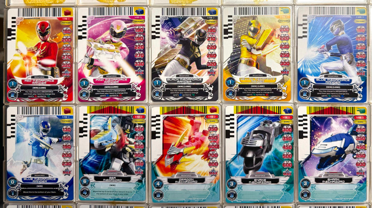 Power Rangers Card Inputer Power Rangers Action Trading Card Game Rise of Heroes 2 Player Starter ...