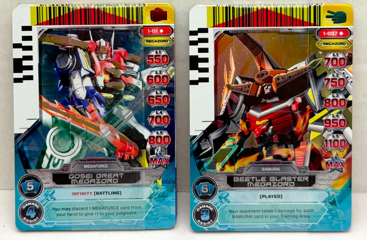 Power Rangers Action Trading Card Game Rise of Heroes 2 Player Starter ...