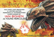 Hercules The Complete Journeys Ian Bohen as Young Hercules Autograph Card A7   - TvMovieCards.com