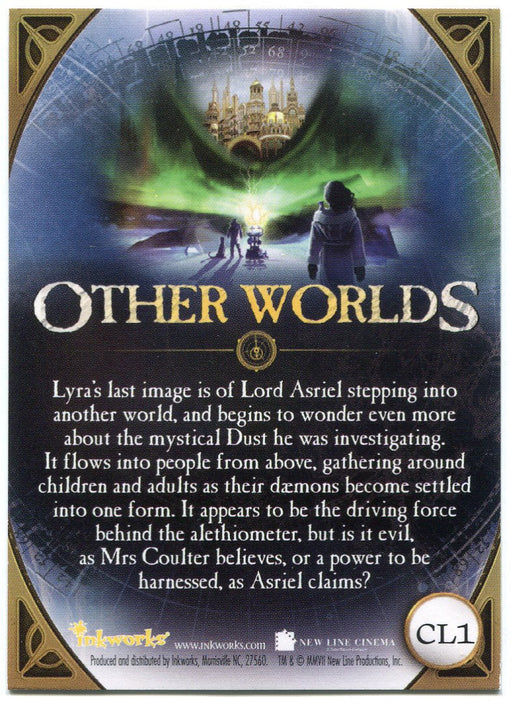 Golden Compass Case Loader/Topper Card CL1 "Other Worlds" Inkworks 2007   - TvMovieCards.com