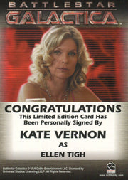 Battlestar Galactica Season Two Kate Vernon Autograph Card   - TvMovieCards.com