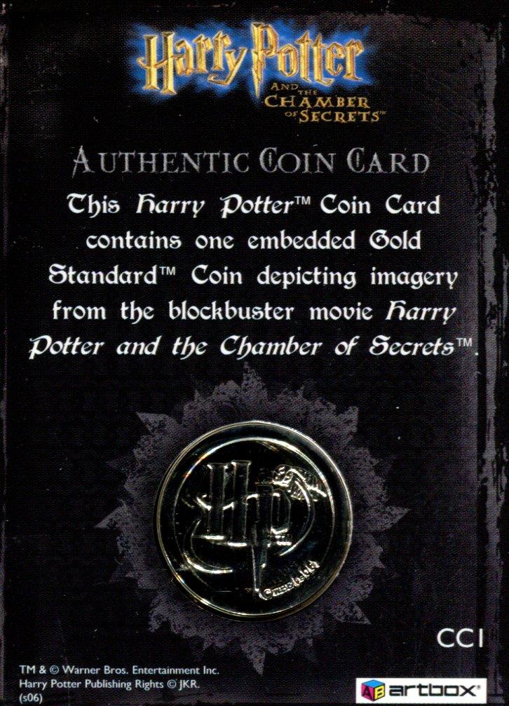 Harry Potter Memorable Moments CC1 Silver Prop Card HP   - TvMovieCards.com