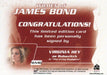 James Bond Archives 2014 Edition Virginia Hey Autograph Card WA40   - TvMovieCards.com