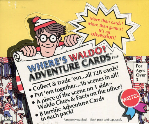 Where's Waldo? Trading Card Box 24 Packs Mattel 1991   - TvMovieCards.com