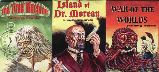 Art of H.G. Wells Card Set Collection Time Machine Island Dr. Moreau War Worlds   - TvMovieCards.com