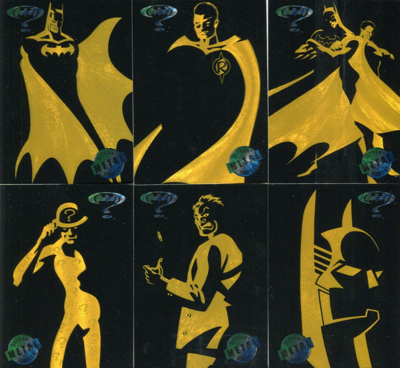 Batman Forever Metal Gold Blaster Chase Card Set 10 Cards Fleer 1995   - TvMovieCards.com