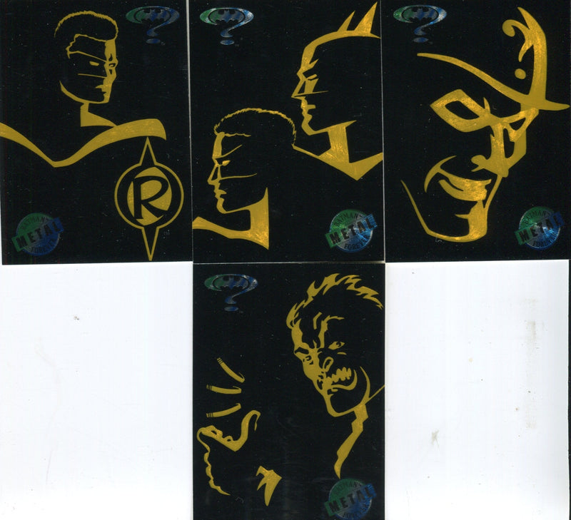 Batman Forever Metal Gold Blaster Chase Card Set 10 Cards Fleer 1995   - TvMovieCards.com
