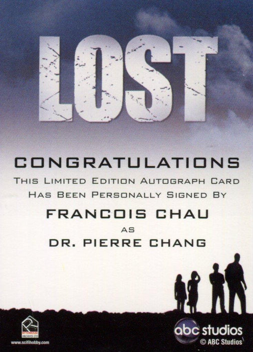 Lost Archives 2010 Francois Chau as Dr. Pierre Chang Autograph Card   - TvMovieCards.com