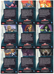 Marvel Masterpieces 2 Marvel Heroines Chase Card Set MH1-MH9 Cards 2008   - TvMovieCards.com