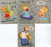 Simpsons Vintage Sticker Card Set 22 Sticker Cards Topps 1990   - TvMovieCards.com