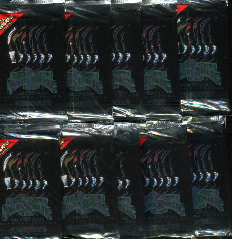 Power Rangers Movie Card Pack Lot 10 Factory Sealed Packs Fleer Ultra 1995   - TvMovieCards.com