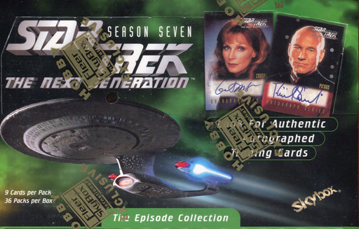 Star Trek The Next Generation TNG Episodes Season 7 Card Box 36 Packs   - TvMovieCards.com