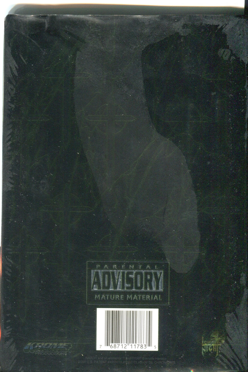 Razor Mega Chromium Preview Card Set 7 Oversize Chromium Cards 1997   - TvMovieCards.com