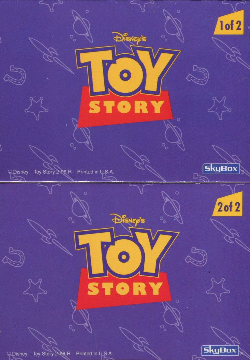 Toy Story Series 2 Disney Movie 3D Motion Chase Card Set 2 Cards Skybox 1996   - TvMovieCards.com