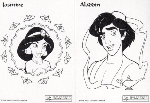 Aladdin Disney Movie Color-In Game Chase Card Set 10 Cards Panini 1993   - TvMovieCards.com