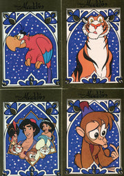 Aladdin Disney Movie Sticker Card Set 10 Sticker Cards Panini 1993   - TvMovieCards.com