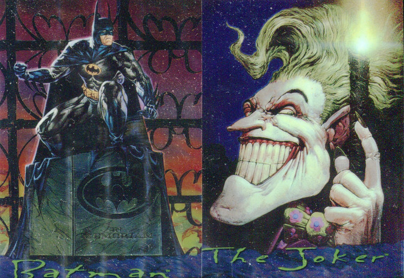 Batman Master Series Chromium Chase Card Set (2) Batman & The Joker SkyBox   - TvMovieCards.com