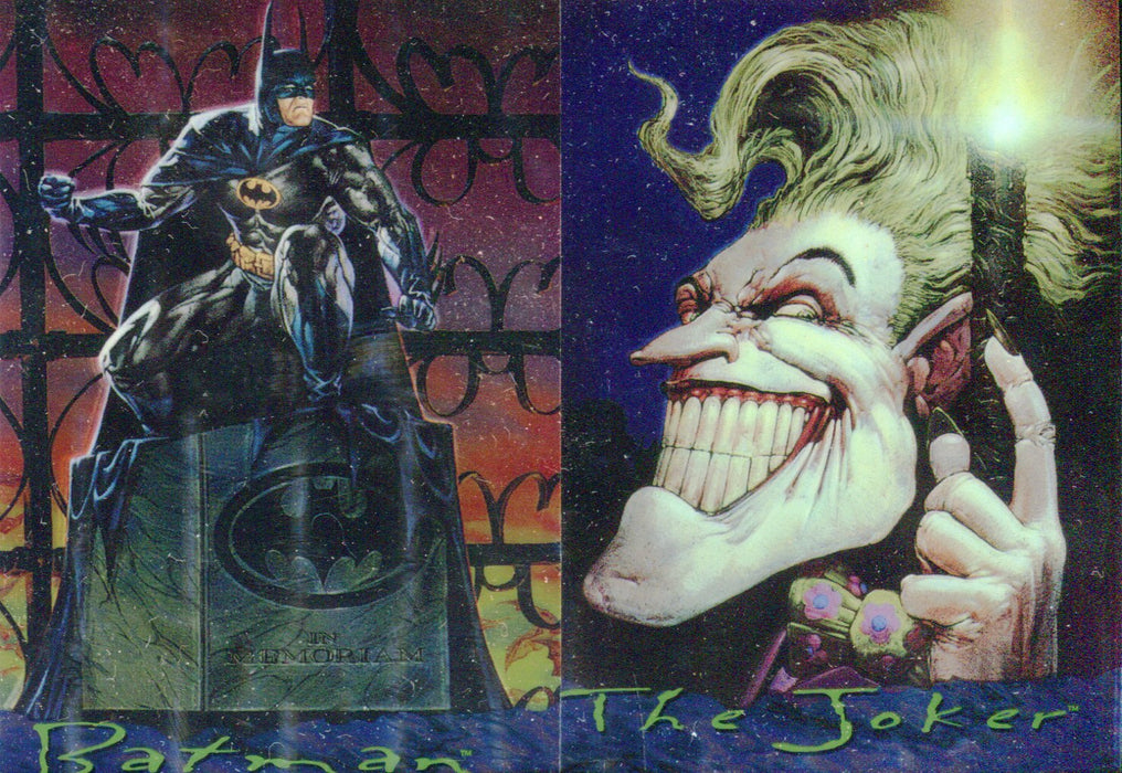 Batman Master Series Chromium Chase Card Set (2) Batman & The Joker SkyBox   - TvMovieCards.com