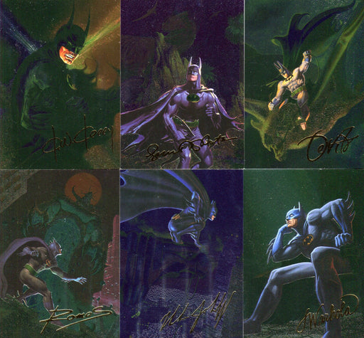 Batman Master Series Batman Fantasy Spectra-Etch Chase Card Set (6) SkyBox   - TvMovieCards.com