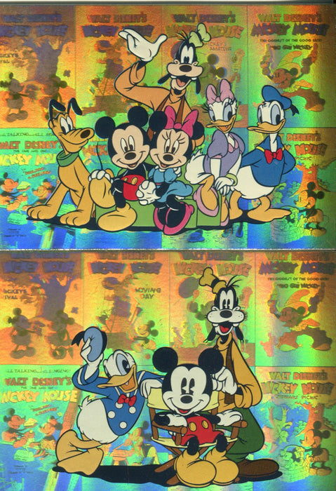 Disney Premium Holobossed Foil Hologram Chase Card Set 2 Cards Skybox # 90 - 91   - TvMovieCards.com