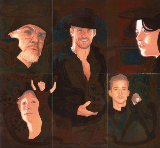 Indiana Jones Masterpieces Etched Foil Puzzle Chase Card Set 6 Cards Topps 2008   - TvMovieCards.com