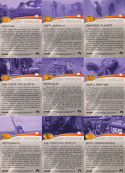 Star Trek Cinema 2000 Alien Worlds Chase Card Set AW01 thru AW09 Skybox - TvMovieCards.com
