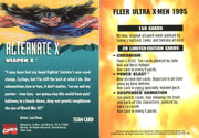 Marvel X-Men 1995 Fleer Ultra Promo Card Lot 2 Promo Cards   - TvMovieCards.com