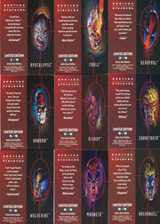 Marvel X-Men Ultra Hunters & Stalkers Powerblast Chase Card Set 1 - 9 1995 Fleer - TvMovieCards.com