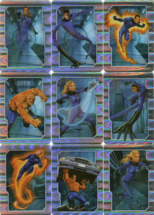 Fantastic Four 4 Marvel Movie Celz Holo Celz Chase Card Set 1-12 Cards Inc 2005   - TvMovieCards.com