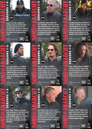 Sons of Anarchy Seasons 1 - 3 Character Bios Foil Chase Card Set C01-C11   - TvMovieCards.com