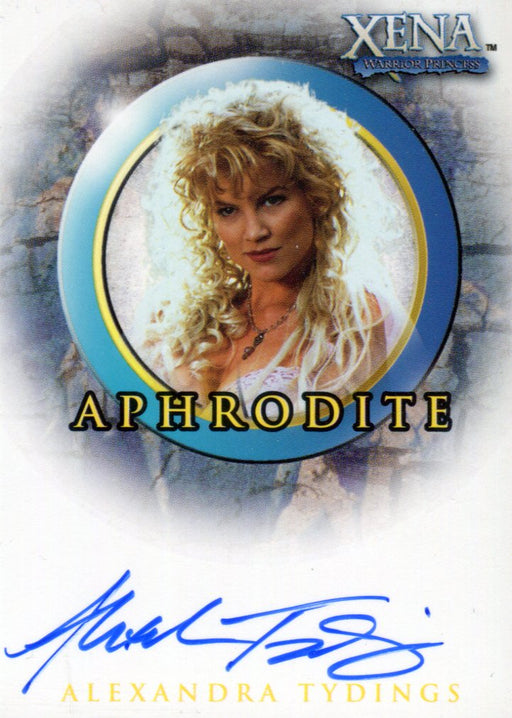 Xena Season Six Alexandra Tydings as Aphrodite Autograph Card A11   - TvMovieCards.com