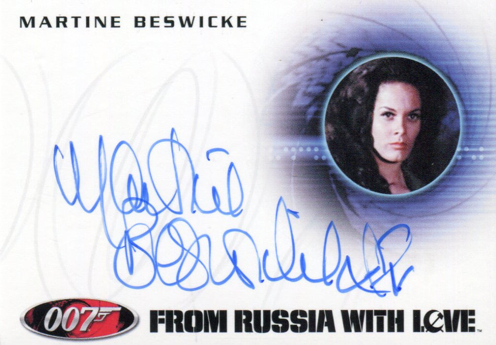 James Bond 50th Anniversary Series One Martine Beswicke Autograph Card A198   - TvMovieCards.com
