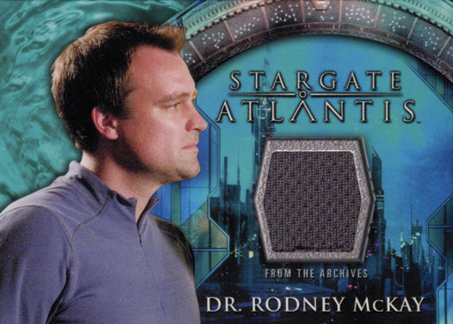 Stargate Atlantis Season Two Dr. Rodney McKay Costume Card Gray   - TvMovieCards.com