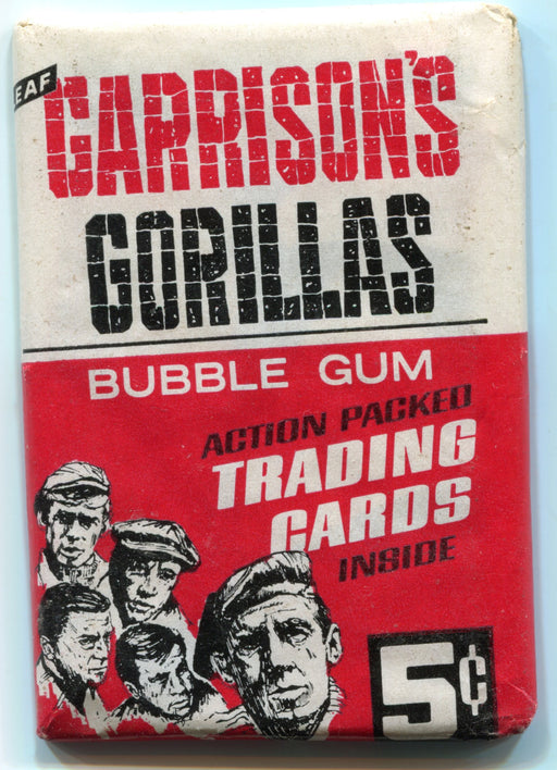 1967 Garrison's Gorillas Leaf Vintage 5 Cent Bubble Gum Trading Card Wax Pack   - TvMovieCards.com