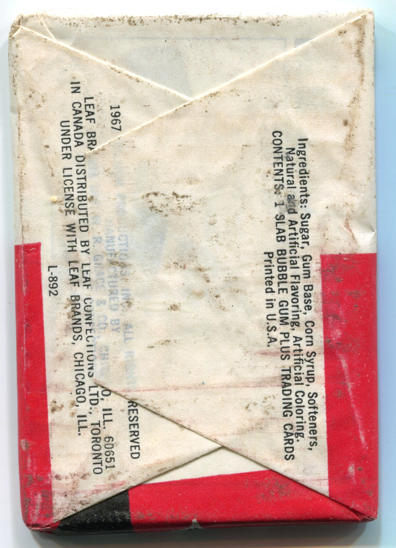 1967 Garrison's Gorillas Leaf Vintage 5 Cent Bubble Gum Trading Card Wax Pack   - TvMovieCards.com