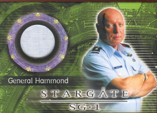 Stargate SG-1 Season Six General Hammond Costume Card C20   - TvMovieCards.com