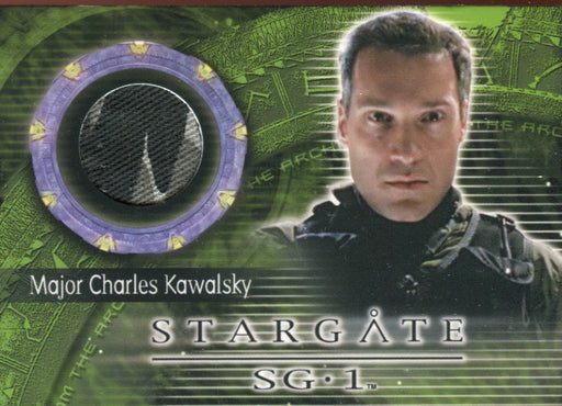 Stargate SG-1 Season Eight Major Charles Kawalsky Costume Card C32   - TvMovieCards.com
