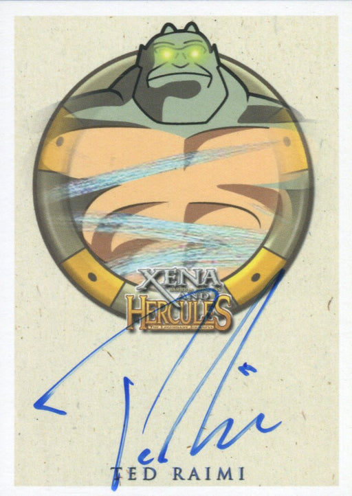 Xena & Hercules Animated Adventures Ted Raimi Crius Autograph Card   - TvMovieCards.com