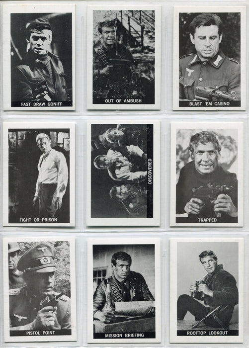 1967 Garrison's Gorillas Complete Vintage Trading Card Set #1-72 Leaf NM/MT   - TvMovieCards.com