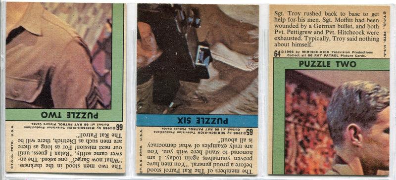 1966 Topps Rat Patrol Full 66 Card Complete Set Near Mint to Mint USA - TvMovieCards.com