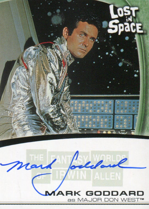 Fantasy Worlds of Irwin Allen Lost in Space Mark Goddard Autograph Card A12   - TvMovieCards.com